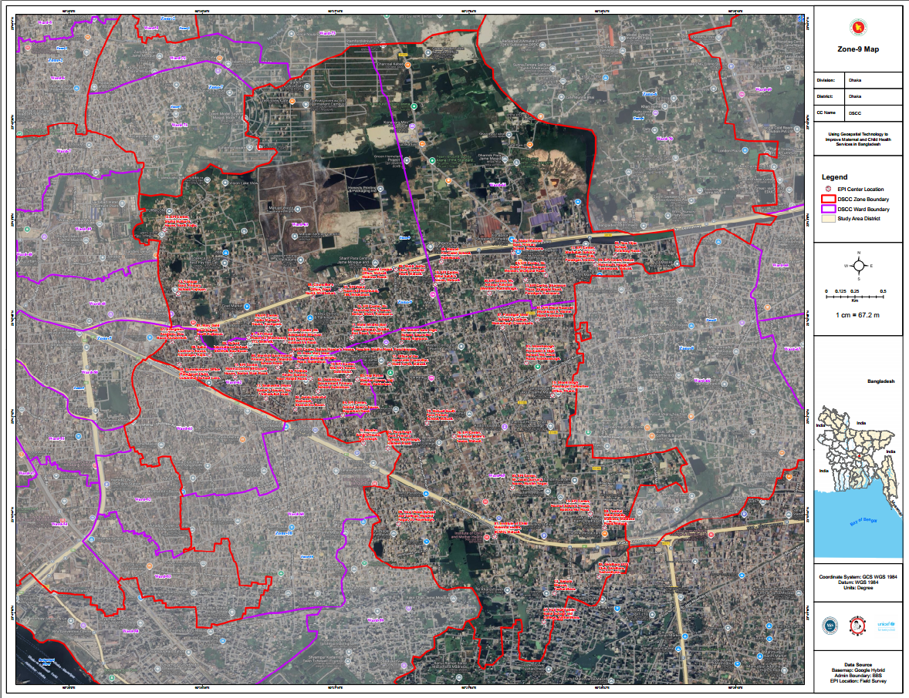 Zone Wise Map Preparation